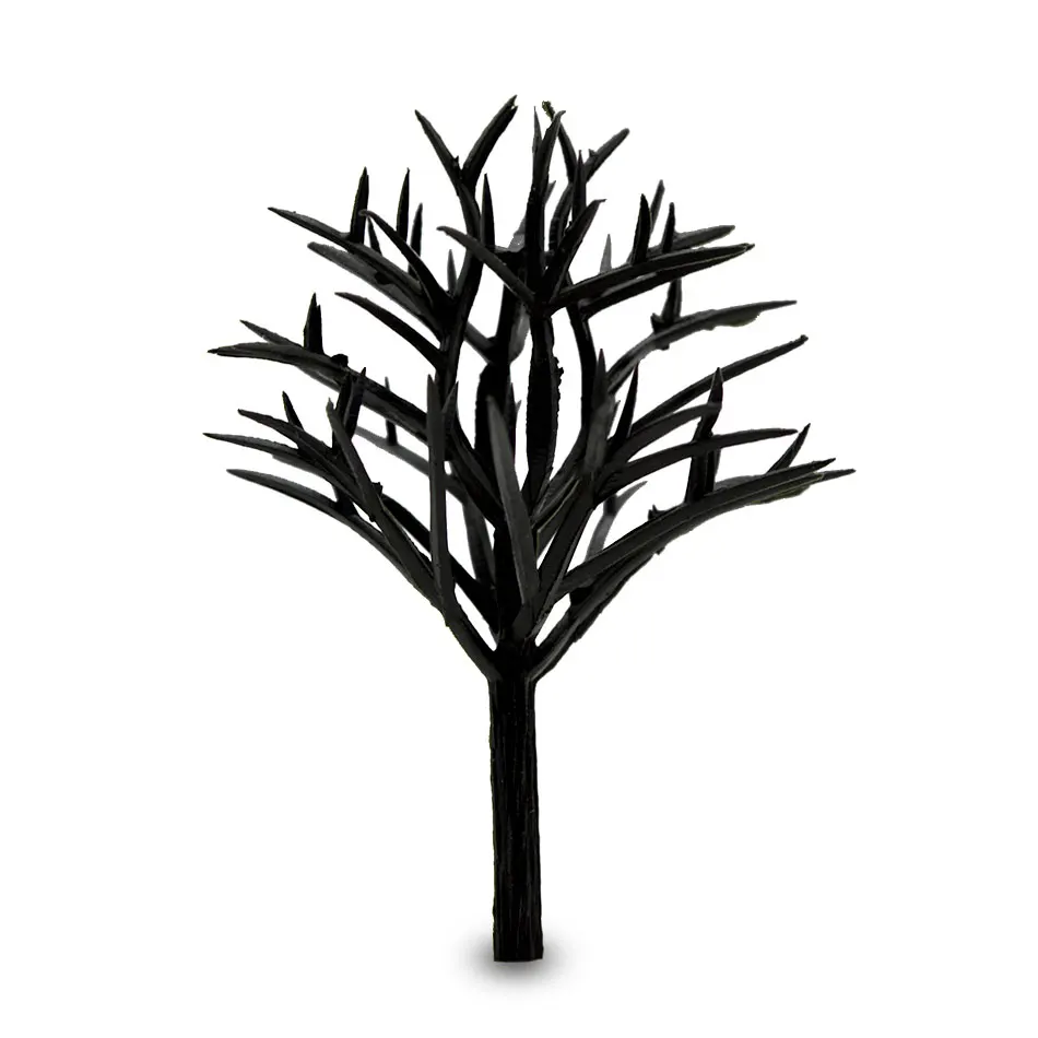 

4cm-12cm model making architecture miniature plastic model tree arm each size ho, n ,g scale model train layout
