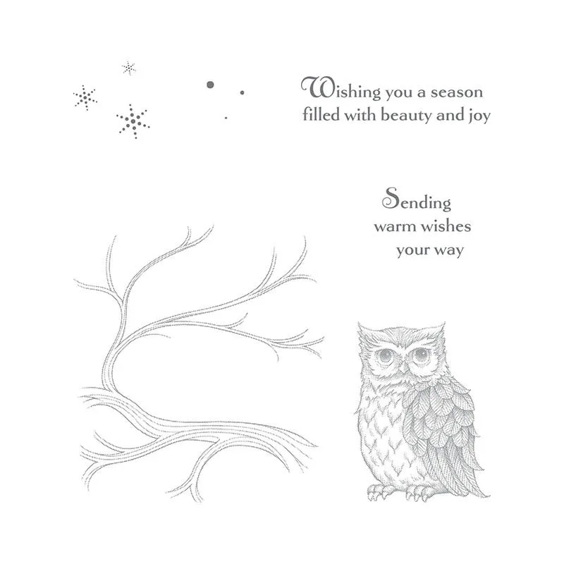 Sending warm wishes your way Transparent clear stamp for DIY Scrapbooking Card hand making/photo Album decoration | Канцтовары для