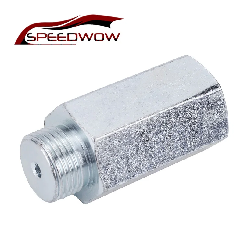 

SPEEDWOW Stainless Steel Lambda O2 Oxygen Sensor Extender Spacer for Decat Hydrogen M18x1.5 Lambda O2 Extender Spacer