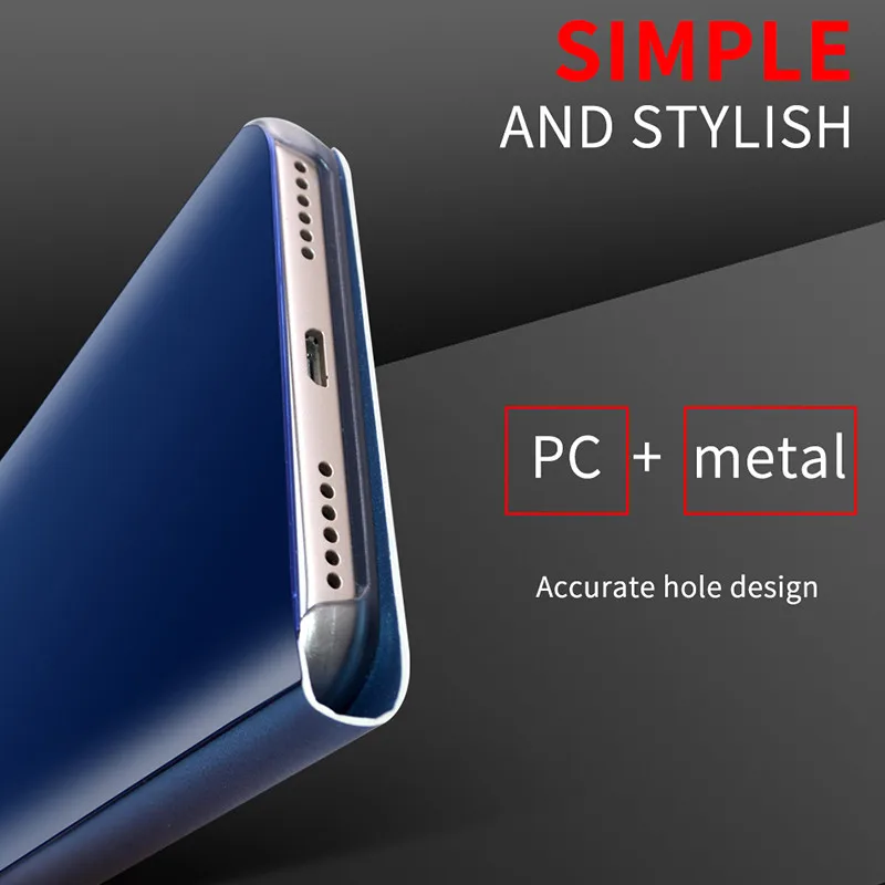 P Smart 2019 прозрачный зеркальный чехол для Huawei P8 P9 P10 P20 Lite 2017 Plus Mate 10 20 lite pro honor 9 8 flip Y6
