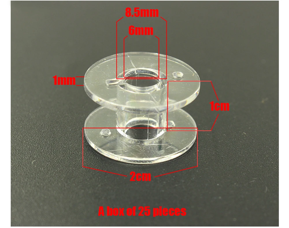 25 шт./компл. пустые бобины для шитья машина Пластик чехол ящик для хранения для катушки для швейных машин с резьбой для хранения Чехол швейные инструменты, нержавеющая сталь