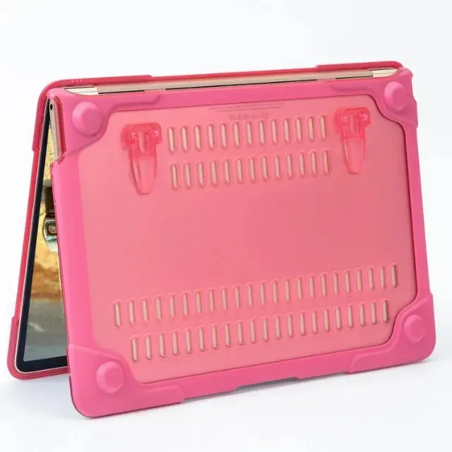 Solid Hard PVC for MacBook Retina 12 A1534 Laptop Case Shockproof Holder Funda For Macbook Retina 12 Case Keyboard Cover Plug    (10)