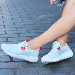 Белые кроссовки женские кроссовки 2019 Женская обувь кроссовки на платформе кроссовки Zapatos De Женская корзина Femme