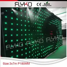 3x7 м p18cm контроллер высококачественный светодиодный гибкий занавес