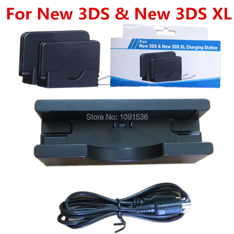 Черный ABS пластик USB кабель универсальное настольное зарядное устройство зарядная подставка Док-станция для kingd NEW 3DS 3 DSLL/XL зарядная станция