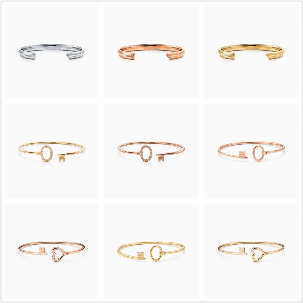 

SHINETUNG Original TIFF Jewelry 1:1 S925 Sterling Silver Bracelet Woman Fashion Bracelets For Woman Fashion Jewelry