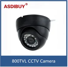 1/4″ Color CMOS CCTV Camera 800TVL High Resolution 24 IR LEDS Wide Angle Security Surveillance Indoor Dome Camera PAL