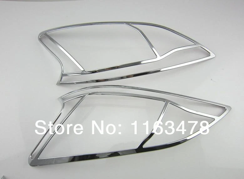 Хромированный налобный фсветильник для Nissan Sentra 2013 2014 2015 ABS|trim cover|abs chromehead light cover |
