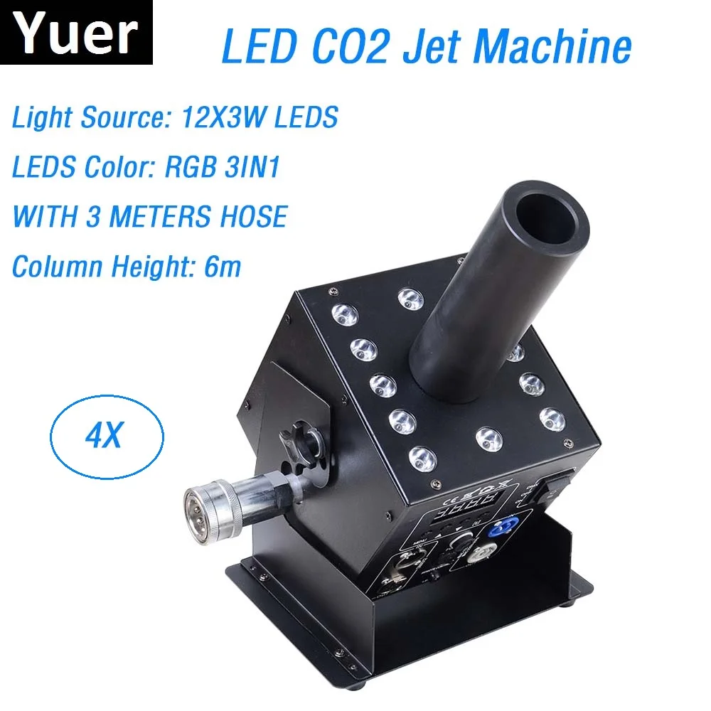 New Design 12X3W LED CO2 Jet Machine Professional Stage Lighting Effect