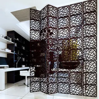 

Entranceway Hanging Wooden carved Cutout Carving room divider partition wall biombo room Dividers Partitions 29cmx29cm