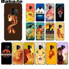 Мягкий силиконовый чехол для телефона из ТПУ с изображением короля льва для samsung Galaxy s9 s8 plus note 8 note9 s7 s6edge, Babaite