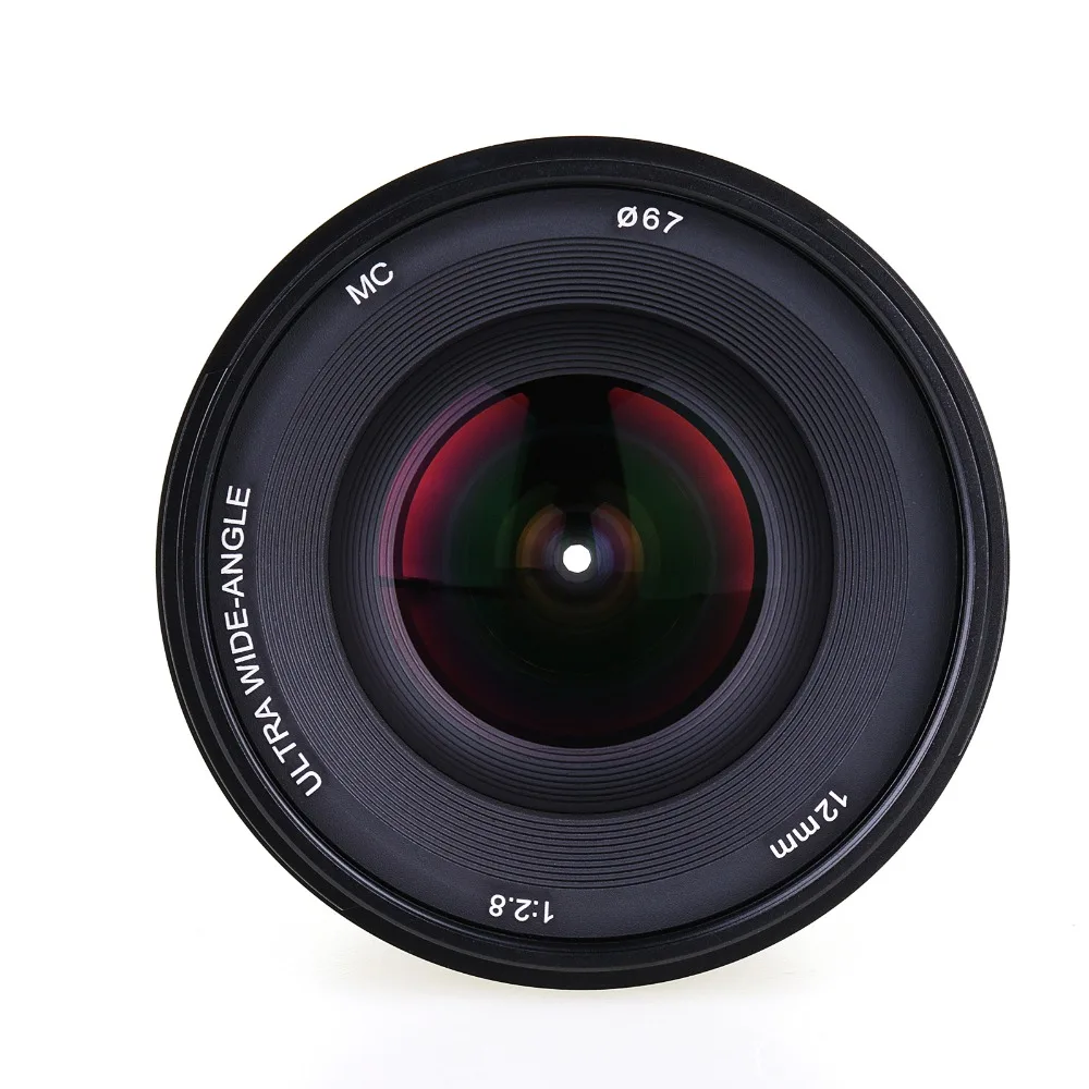 12 мм f/2 8 ручная широкоугольная линза + EW 73C бленда для Canon EOS M Sony E Mount Fujifilm Olympus Panasonic