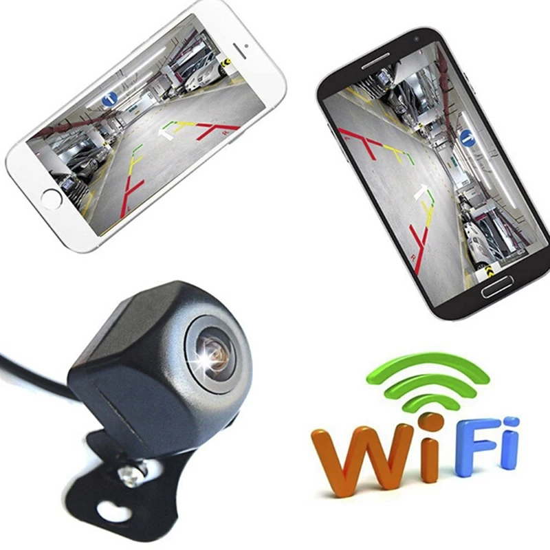 Беспроводная Автомобильная камера заднего вида с Wi-Fi, резервная камера заднего вида, устройство для мониторинга, 150 градусов, водонепроницаемая