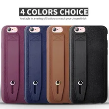 7 Além de Luxo pele Grão Pintura TPU Macio de Volta Caso Capa Para o iphone 7 5 5S SE 6 6 s Mais Saco Do Telefone Fundas Coque Chegam Novas