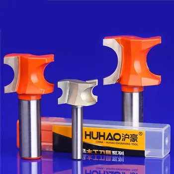 

6 Kinds 1Pc 1/2mm Woodworking Half-round Bit Engraving Router Milling Cutter Flush Trim Bit Carving Tool