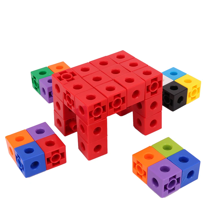 100pcs Construction Toy Kids Cube Building Blocks Educational Toys For Children juguetes Baby DIY Design Funny Bricks brinquedos