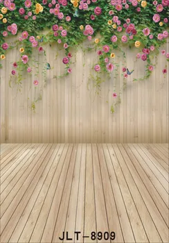 

spring wood backdrop Children Wedding Photography Background Photo Studio Props Baby Computer Painted 5x7ft Vinyl Backdrops