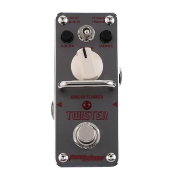 

New Arrival! AROMA ATR-3 Twister Analog Flanger Electric Guitar Effect Pedal Mini Single Guitarra Effect Pedal with True Bypass