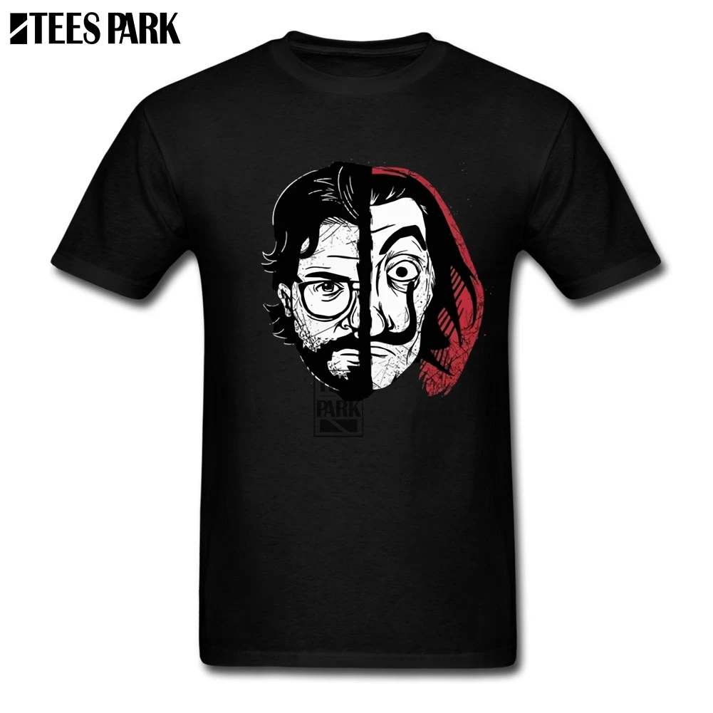 

La Casa De Papel The House of Paper Awesome T Shirts Men's Organnic Cotton Short Sleeve T-Shirt Popular Men Personalized 2019