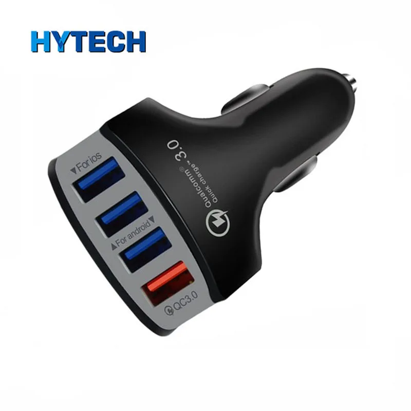 

IMIDO 5V 2.1A Usb Car Charger Quick Charge 3.0 Universal 4 Port Usb Fast Charger Car Adapter Car-Charger for Android Ios