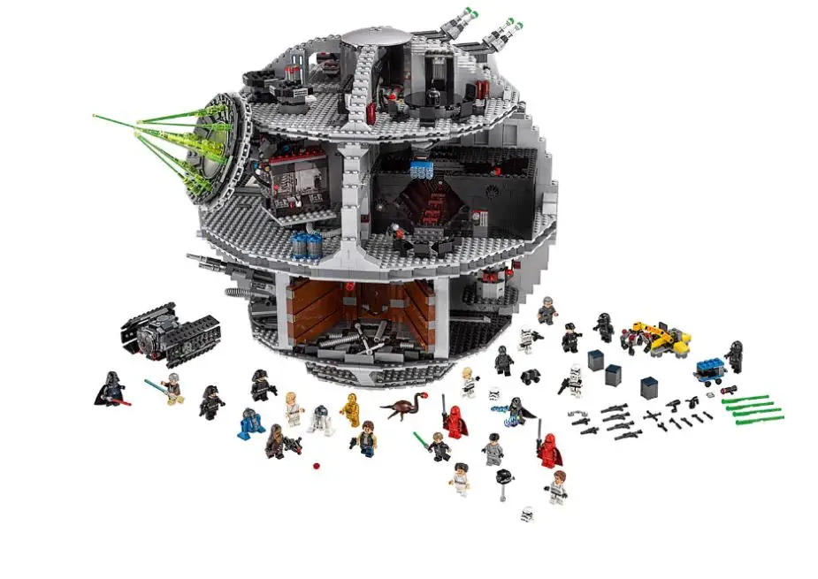 

Large-scale Building Blocks Model Star War Force Waken UCS Death Star Bricks Toys for Children legoings