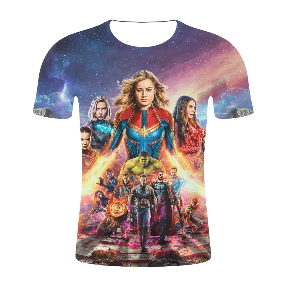 3D Print Avengers Endgame shirts Men T shirt Clothes tshirt summer top Cosplay Costume New