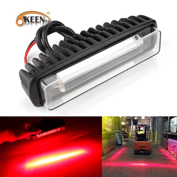 

OKEEN 2pcs 3''red Blue 12v-80V 20w Forklift Safety Lamp LED Forklift light For Pickup Excavator to Linde Hyster yale