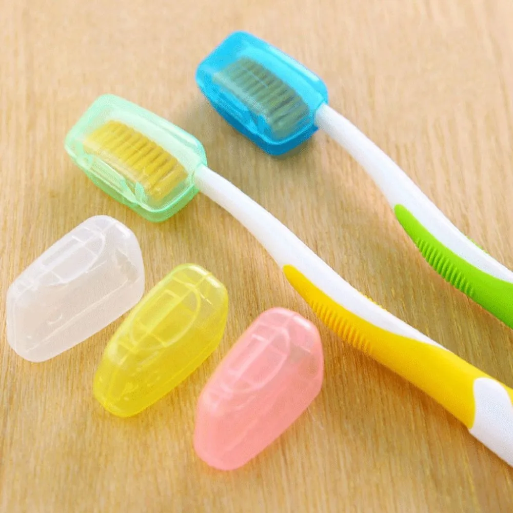 5pcs Toothbrush Heads Cover PP Plastic Protective Cap Prevent Bacteria Portable For Outdoor
