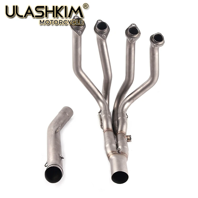 

Motorcycle Full Exhaust Muffler Modified Middle Link Pipe Slip On For kawasaki Z800 fit all 51mm I.D muffler