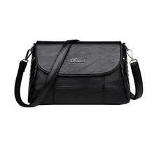 Women Handbag Leather Plaid Messenger bag Shoulder Small square Shoulder Bag Solid Color elegant zipper Messenger Bag Mummy Bag women s bag leather 2018 new luxury bag fashion zipper tassel small square bag messenger bag