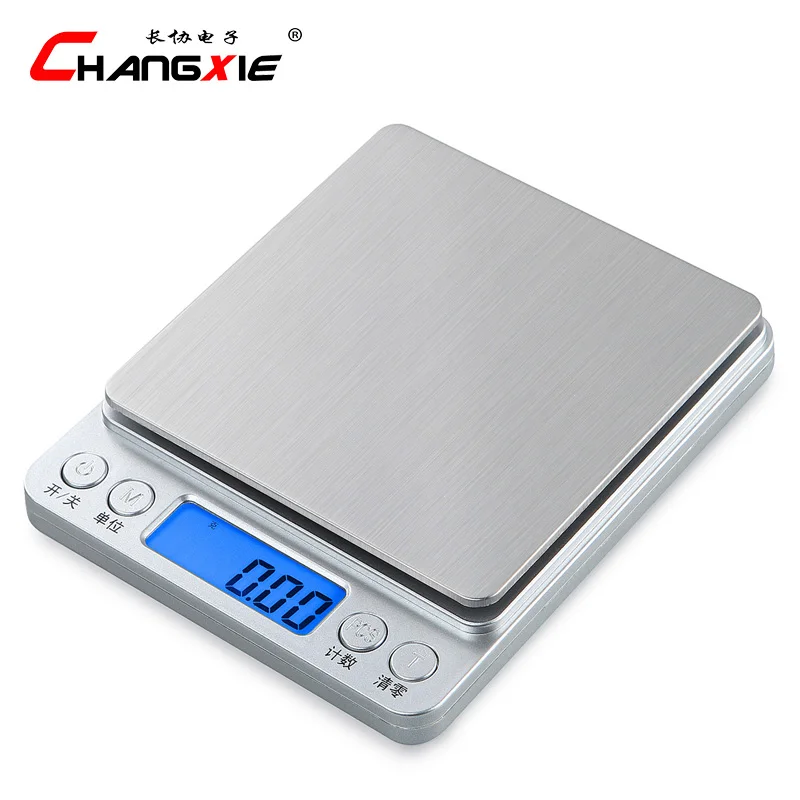 

0.1g -0.01g Precision Kitchen Scales with Bowl Mini Electronic Jewelry Scales Small Balance Baking Weighing Food Cooking Tool