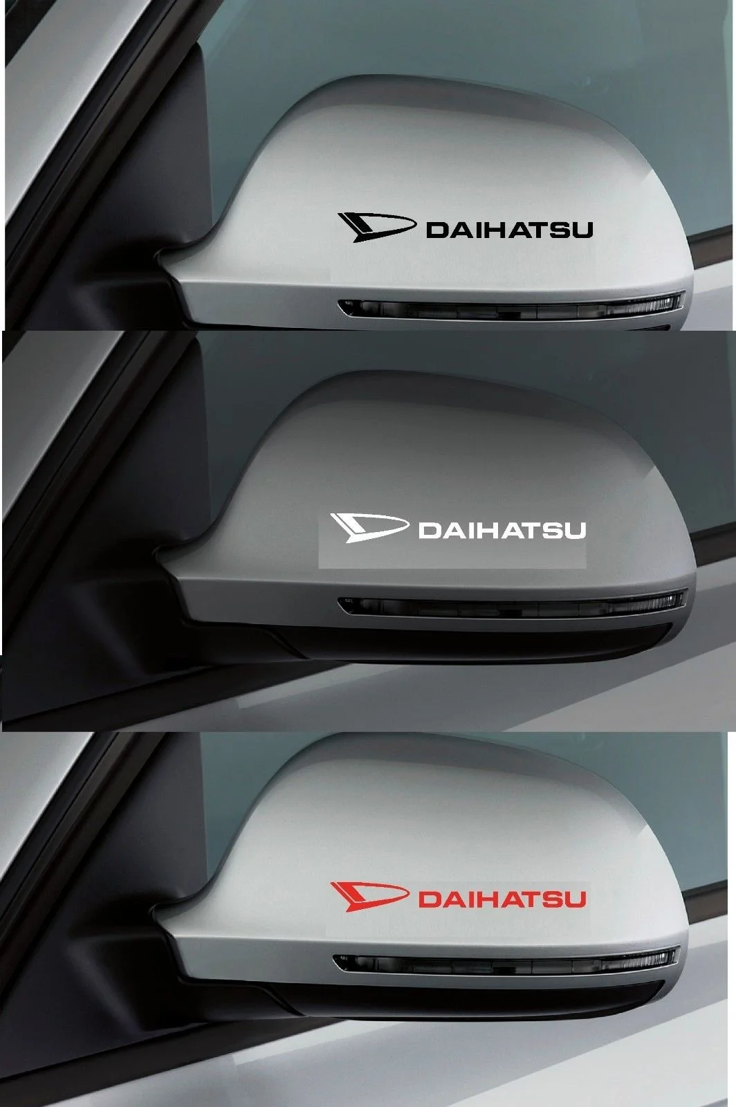 

For For DAIHATSU - 4x Wing Mirror - CAR DECAL STICKER ADHESIVE - 100mm long