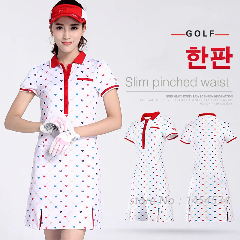New Arrival Clothes Women Printing Dress S XL Fitness Lady Tennis Slim