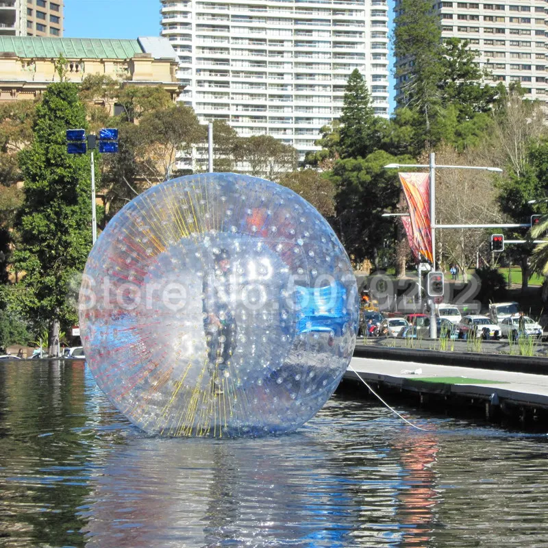 2,5 M Dia Zorbing мяч высшего качества надувной Зорб шар Человеческого Размера шар для хомяка/травяной шар для игр на открытом воздухе популярный человеческий пузырь