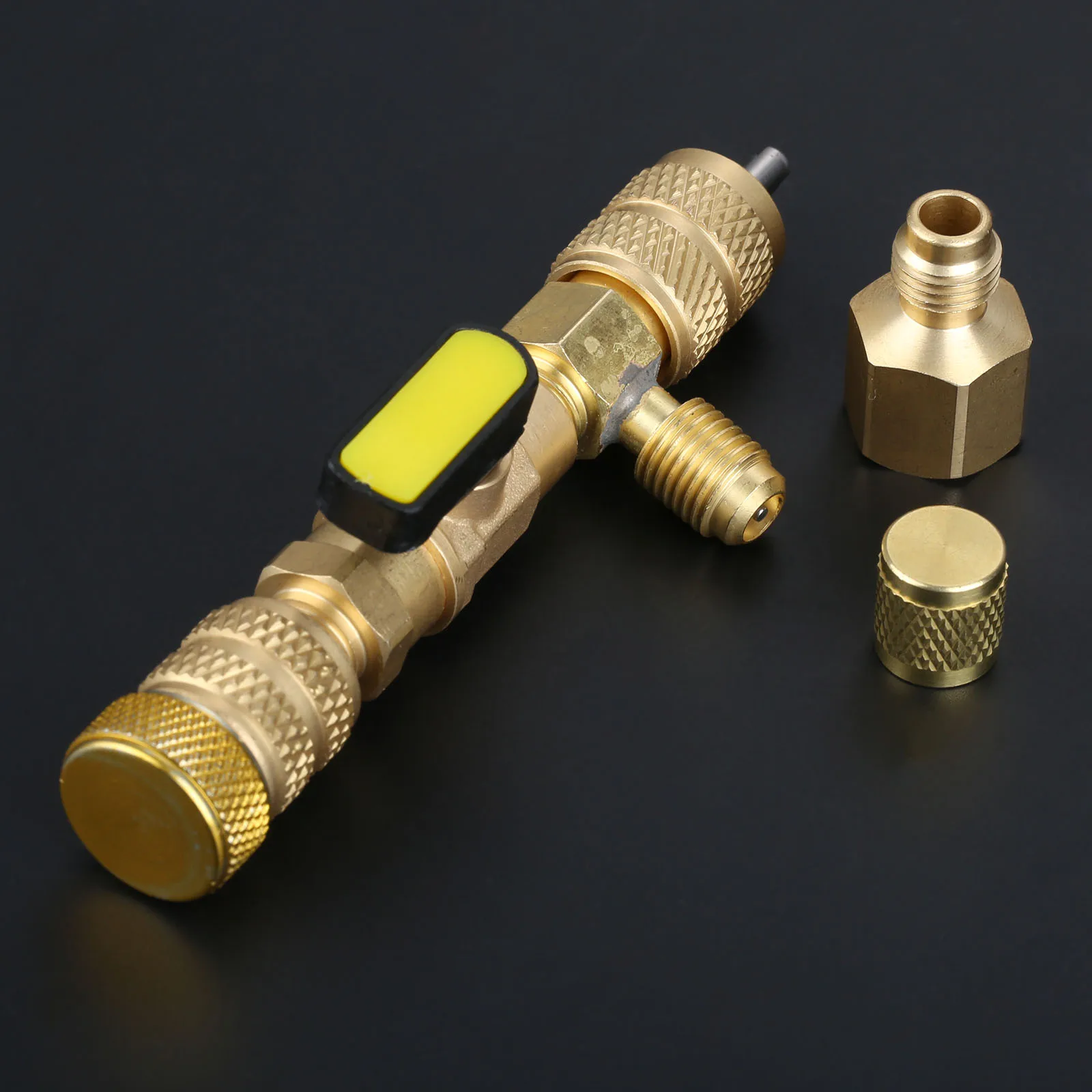 

Valve Core Remover Installer 1/4" and 5/16" SAE Female Port Installer Tool R12/R22/ R410A/R32R HVAC