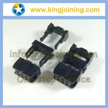 

100pcs 2.54 IDC connector 6pin 2x3 IDC Cable Sockets 6P IDC Sockets FC3-6P