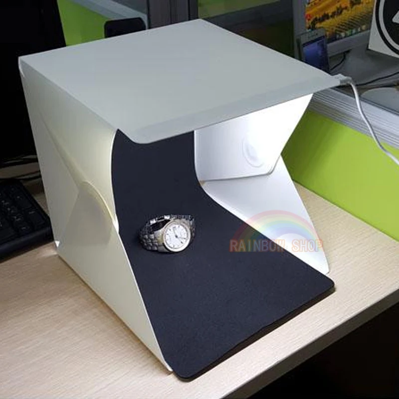 

Portable USB Lightbox Mini softbox LED Photo Studio Folding Light box Room Photography Backdrop Light Box Softbox Tent Kit