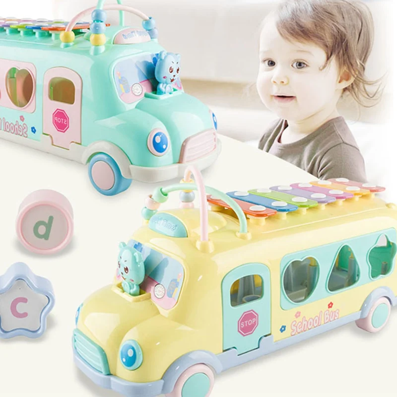 2019 New Arrival Toy Bus With Doors That Open Educational