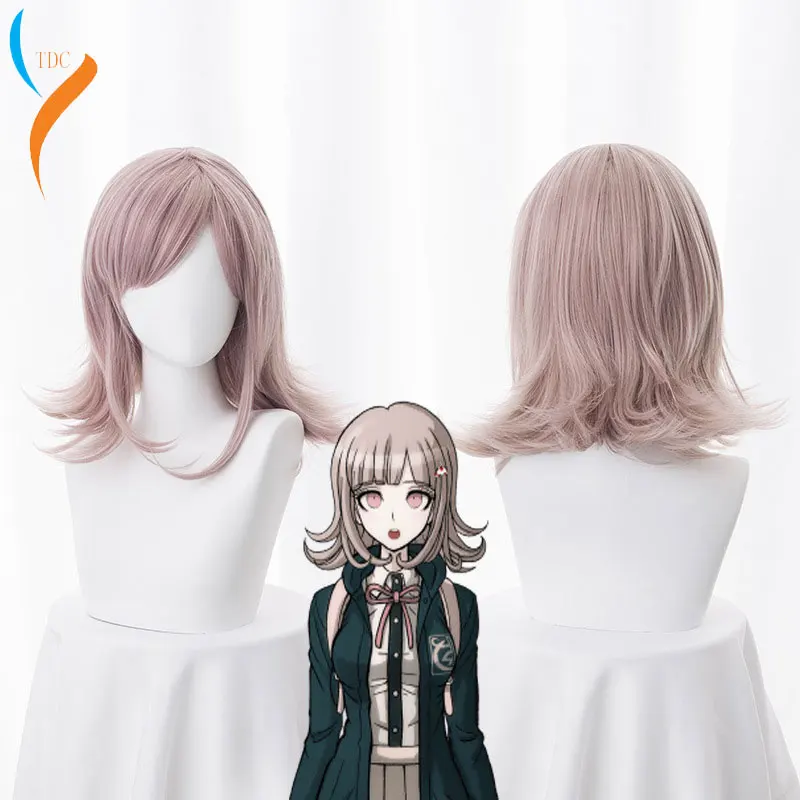 

Super DanganRonpa Cosplay Wig Chiaki Nanami Costume Play Woman Adult Wigs Halloween Anime Game Hair free shipping