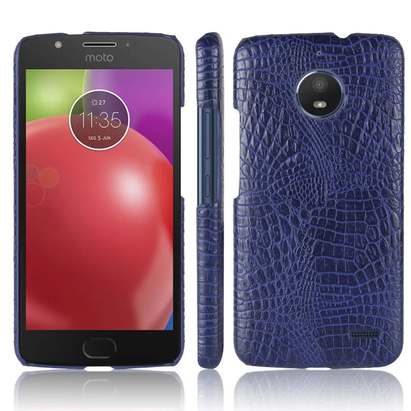 Чехол бампер из крокодиловой кожи для Motorola MOTO E4 XT1760 XT1762 XT1763 задняя крышка XT1767 XT1768