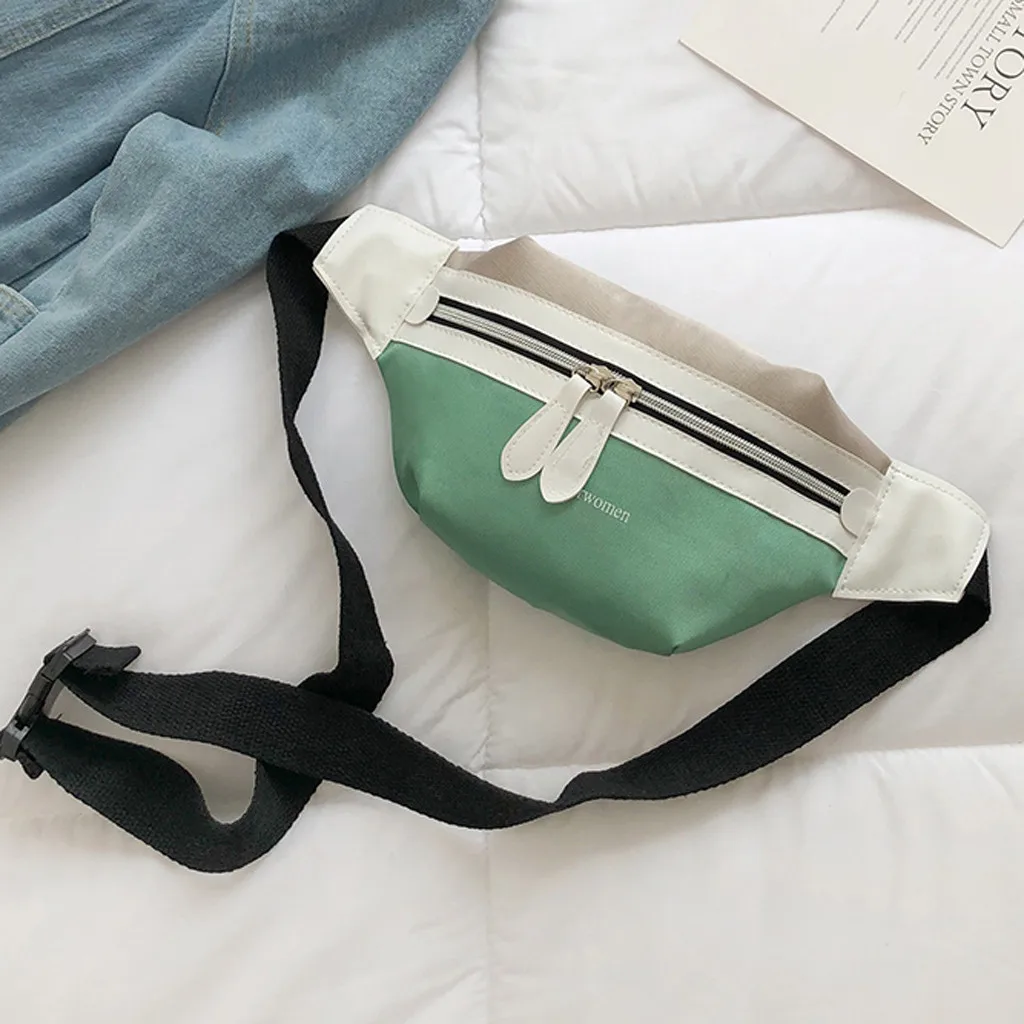 

Canvas Fanny Pack Banana Waist Bag belt New Brand bag Shoulder Messenger Crossbody Chest Bags Phone Pouch Belly Bag
