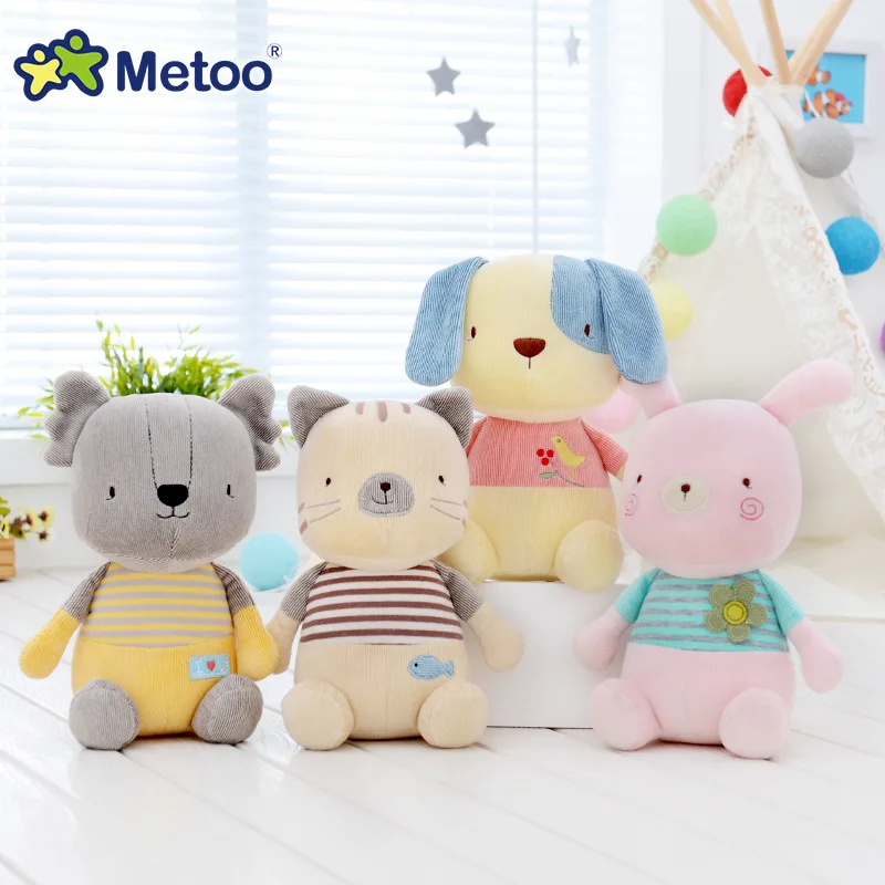 Кукла Metoo Kawaii, милый кролик, мягкие Мультяшные животные, плюшевые игрушки для девочек, детские игрушки, подарок на Рождество, день рождения