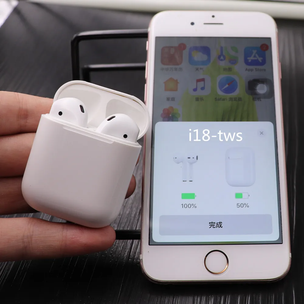 

Listenvo i18 TWS Touch mini wireless Earbuds Pk W1 chip 1:1 bluetooth headphone wireless earphone headset i20 i10 TWS LK TE9