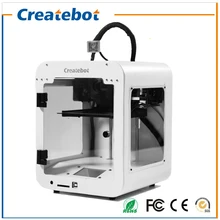 2017 маленький createbot супер мини 3D принтер комплект сенсорный экран один экструдер 3D принтер металла 85*80*94 мм печати Размеры 3d-Printer