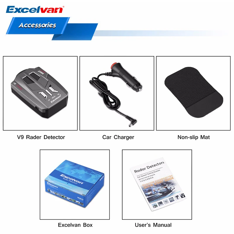 Excelvan V9 Car Radar Detector 360 Degrees 16 Band Led Display Russia English Voice Alert Warning Anti Radar Detector Anti Radar Detector Car Radar Detectorradar Detector Aliexpress Excelvan V9 Car Radar Detector 360 Degrees 16 Band Led Display Russia English Voice Alert Warning Anti Radar Detector Anti Radar Detector Car Radar Detectorradar Detector Aliexpress