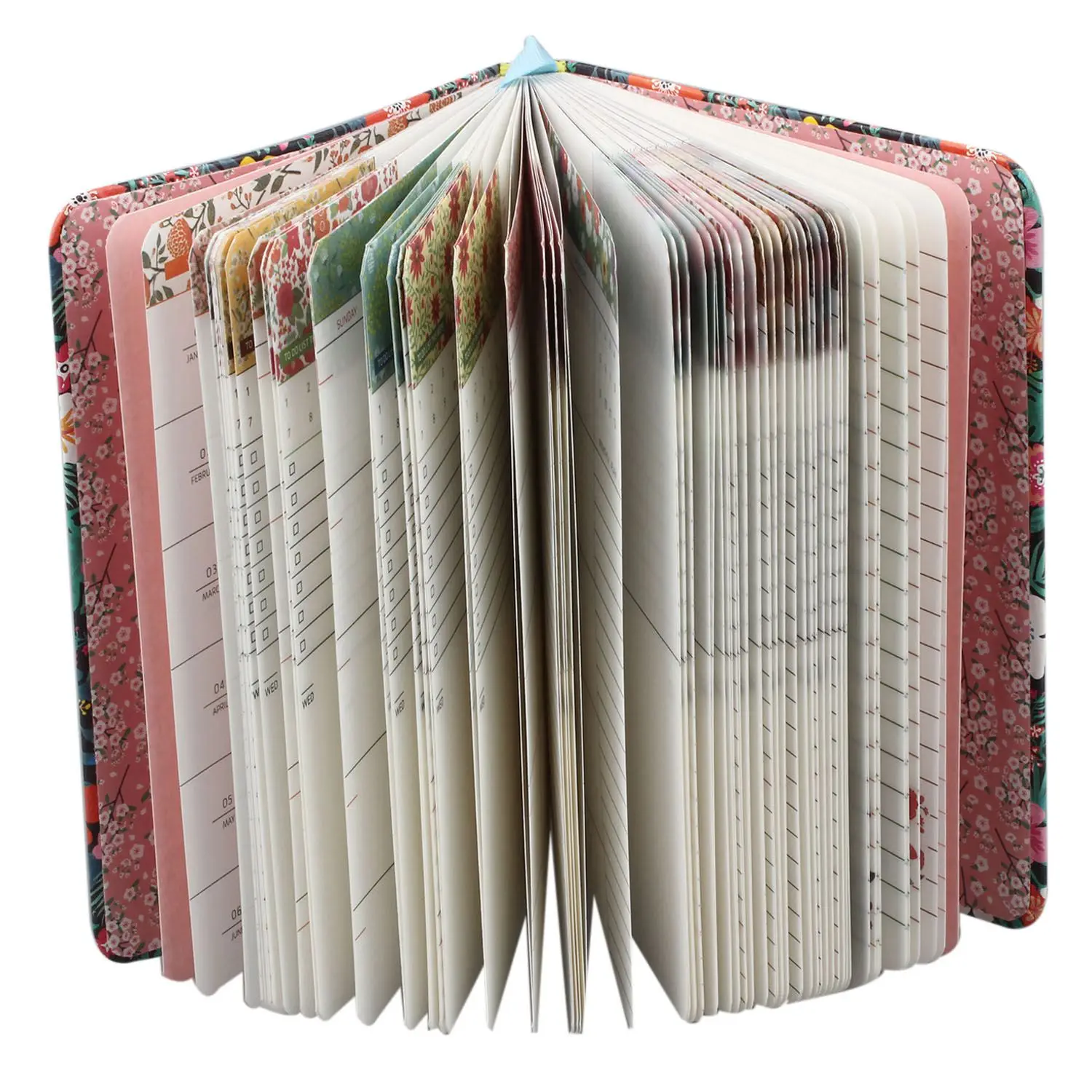 

Hot sale Creative Weekly Schedule Notebook Calendar Planner Diary Notebook Blue