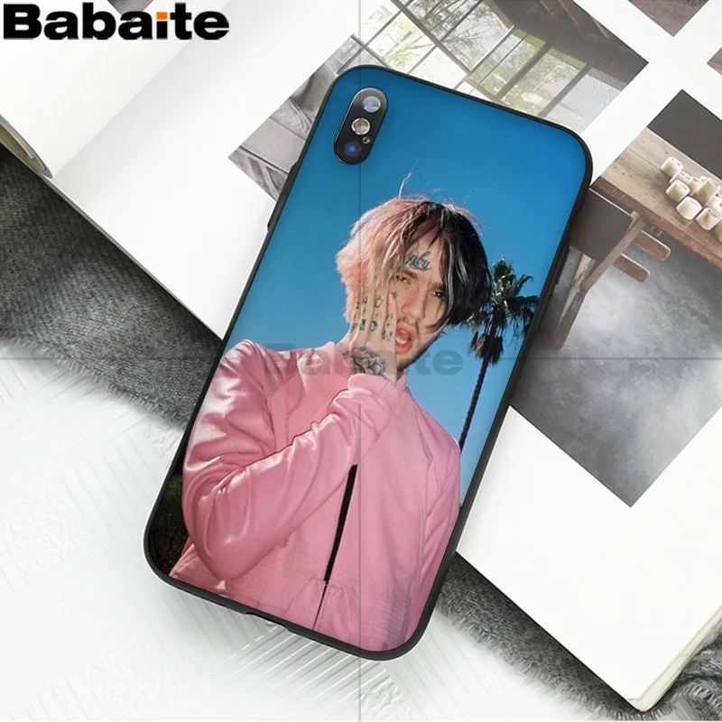 Babaite Lil Peep Lil Bo Peep узор ТПУ Мягкие аксессуары для телефонов Чехол для Apple iPhone 8 7 6 6S Plus X XS MAX 5 5S SE XR - Цвет: 5