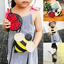 Новая модная детская кожаная сумка на плечо с милыми животными, Детские Мультяшные сумки-мессенджеры для девочек, женская сумка на молнии через плечо, сумочка