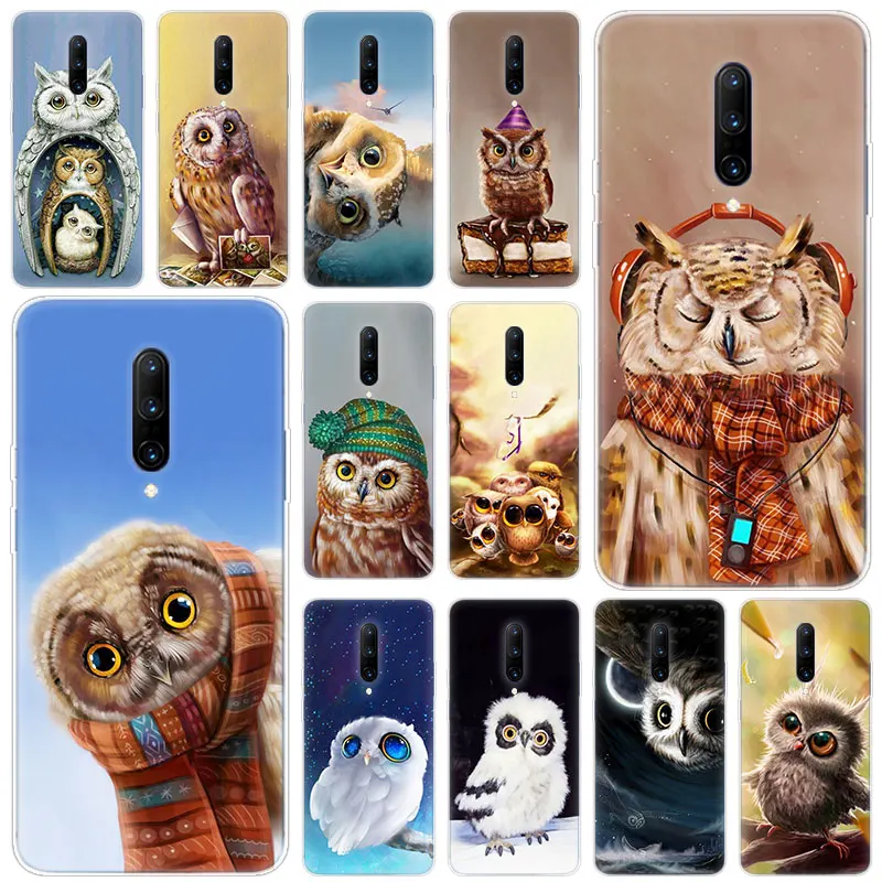 Hot Cute owl Soft Silicone Fashion Transparent Case For font b OnePlus b font font b