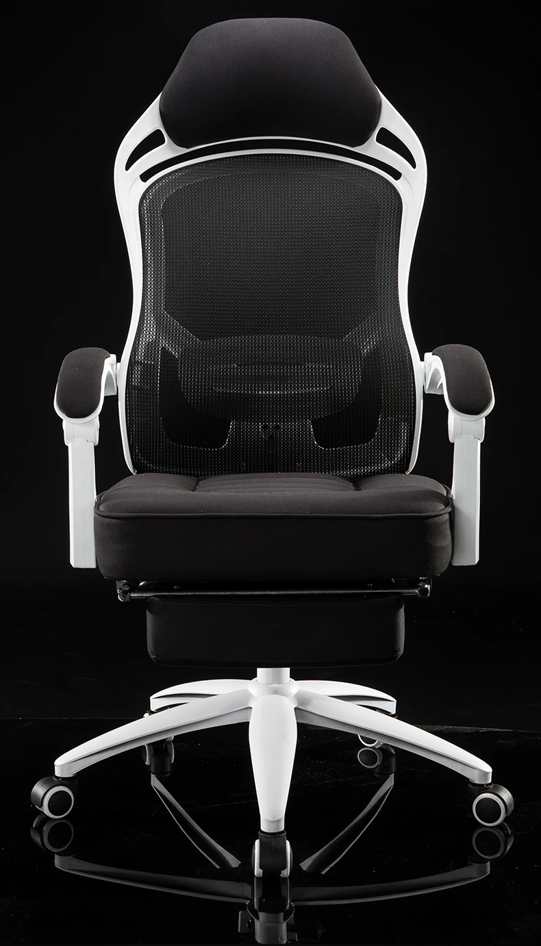 Ergonomics computer chair net cloth swivel chair household boss chair guard the waist office chair electronic race game chair.